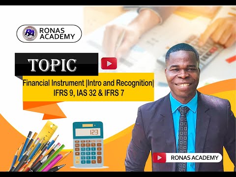 Financial Instrument |Intro & Recognition| (IAS 32, IFRS 9 & IFRS 7) #ican #ias #icag