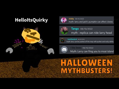 Testing 7 HALLOWEEN MYTHS In 3 MINUTES! | Roblox Slap Battles