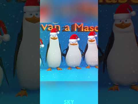 Christmas Version of The Los Pinguinos Meme