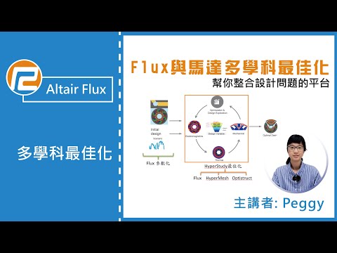 【Flux】Flux與馬達多學科最佳化 | 瑞其科技 Peggy