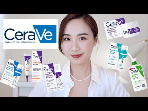 💦CeraVe产品测评｜全套使用一个月｜效果怎么样｜早晚护肤步骤｜早c晚a｜抗老｜a醇精华｜维c精华｜刷酸精华｜神经酰胺