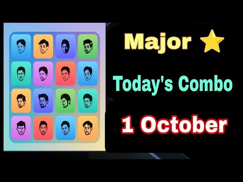 Major 1 October Combo 🤯✅।। মেজর আজকের কম্বো কি ১ অক্টোবর  কিভাবে করবেন দেখুন আজকের টা ✅😊🔥#majorcombo