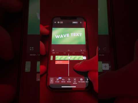 How To Make Wave Text Animation In CapCut Tutorial