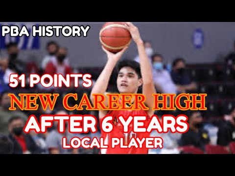 ARVIN TOLENTINO NEW CAREER HIGH 51 POINTS AFTER 6 YEARS IN PBA HISTORY