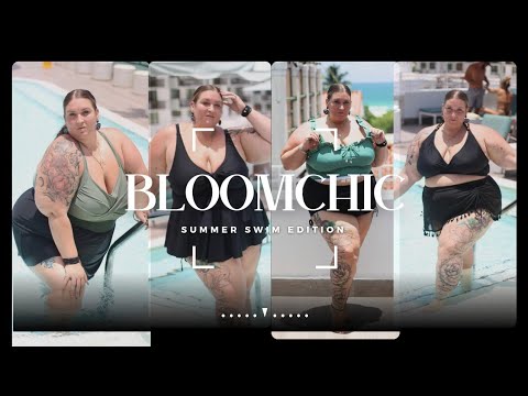 Bloomchic Summer Sizzle Swimwear Haul : Plus Size 2 piece & 1 piece swimsuit sets SUSAN15 saves 15%