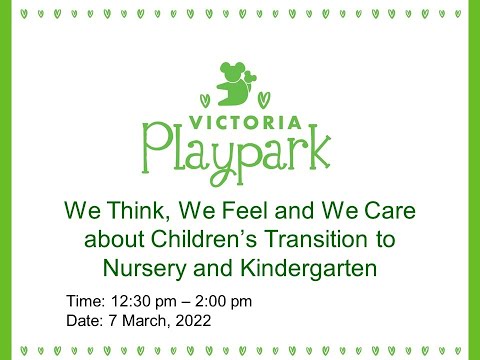 Victoria Playpark PN/ K1 Preparation Class Information Webinar 2022