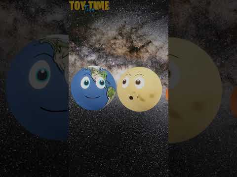 Planets for Kids Between The Earth and Moon | Planet Comparison | Space | Kids #shorts