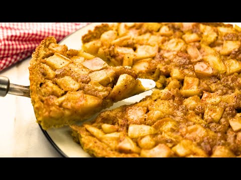 Who knew healthy apple pie with oats could be so delicious!?