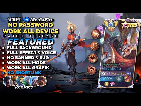 Script Skin Hayabusa Annual Starlight Experiment 21 No Password | Full Effect Voice - Patch Terbaru