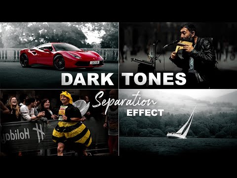 How to Edit DARK TONES Separation Effect in Lightroom!