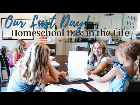 OUR LAST DAY OF HOMESCHOOL 2023 📚 // HOMESCHOOL DAY IN THE LIFE OF A LARGE FAMILY // REAL LIFE