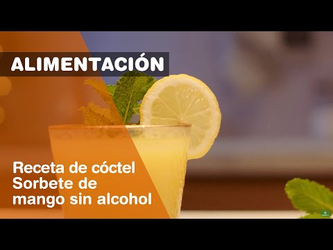 Receta de cóctel Sorbete de mango sin alcohol