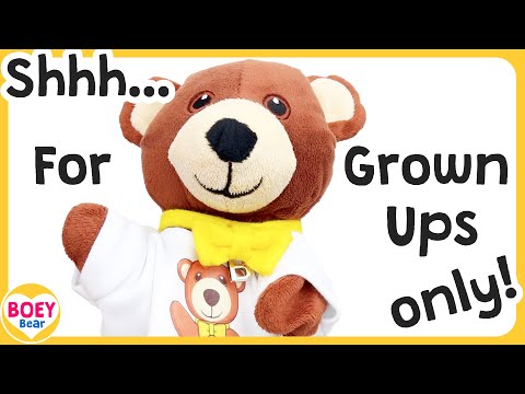 Shhh... maybe just for Grown ups! News: The Boey Bear Store