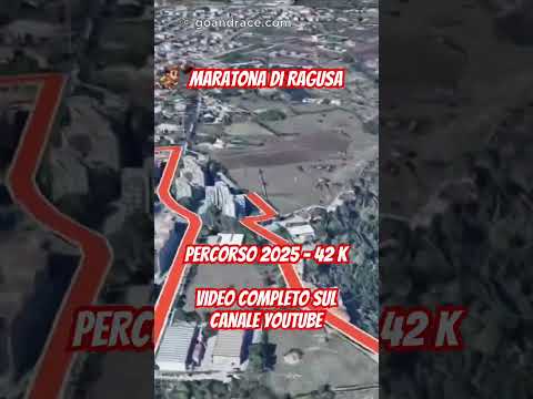 Maratona di Ragusa 2025: vola sul percorso della maratona!