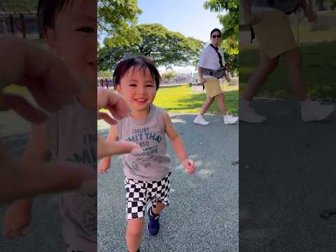 ３歳息子のハワイコーデ👦🏻🏝️ #shorts