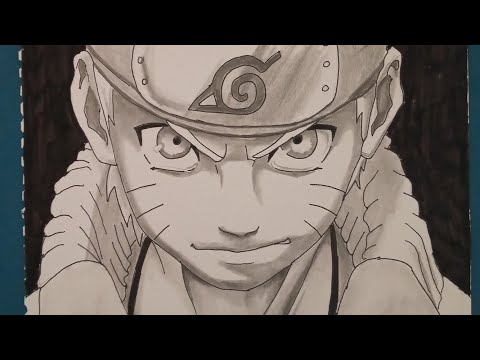 speed drawing Naruto