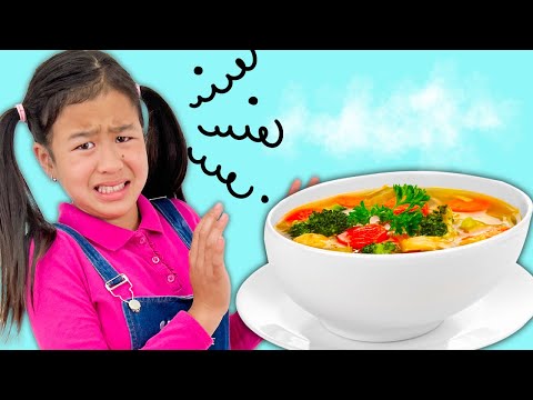 Jannie and Charlotte Makes Healthy Soups with Vegetables | Kids Food Toys