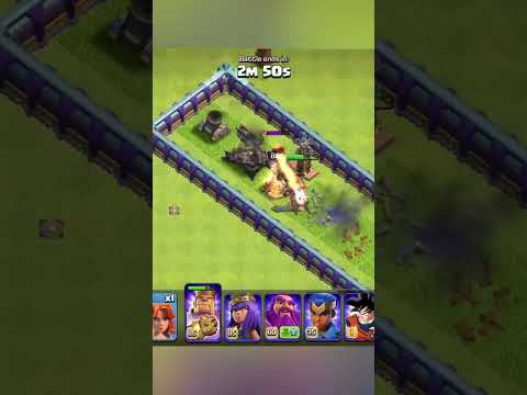 Barbarian KING vs all defence #coc #gaming #clashofclans #reels #shortsvideo #shorts