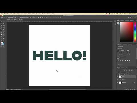 Easy way to outline your type in Photoshop