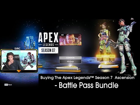 Buying The Apex Legends™ Season 7 – Ascension - Battle Pass Bundle With Apex packs openings