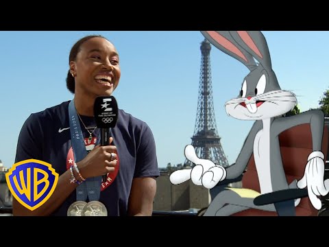 Simone Manuel 🇺🇸 - Athlete Interview | Looney Tunes Presents: Sports Talk with Bugs Bunny | @wbkids