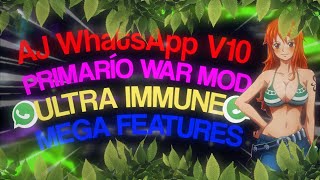 AJ WHATSAPP V10💫 PRIMARY WAR MOD 🔥ULTRA IMMUNE MEGA FEATURES INSTATICK⚡ PAYMENT METHOD 🎤VOICE MODS