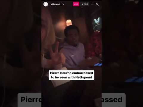 Pierre Bourne embarrassed to be seen with Nettspend #pierrebourne #nettspend