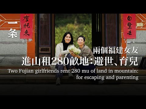 [EngSub] Two Fujian girlfriends rent 280 mu of land in mountain: for escaping and parenting