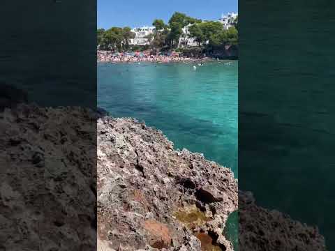 Amaizing blue water in Cala D’or , Palma de Mallorca #calador #palmademallorca #bluesea