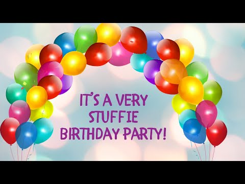 Stuffed Animal Birthday Party! Fun for kids, toddlers, preschoolers. Have fun on a rainy day!