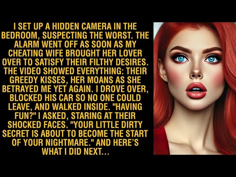 I SET UP A HIDDEN CAMERA IN THE BEDROOM, SUSPECTING THE WORST. THE ALARM WENT OFF AS SOON AS MY...