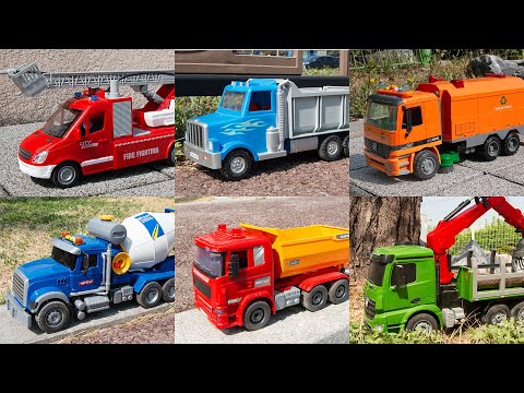 Let's take a look at the functions of trucks fire trucks mixer trucks road cleaners Scania