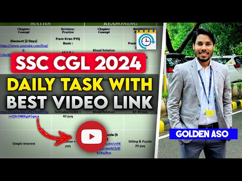 SSC CGL 2024 Complete Syllabus with Video Link🔥 #ssc #ssccgl #viral