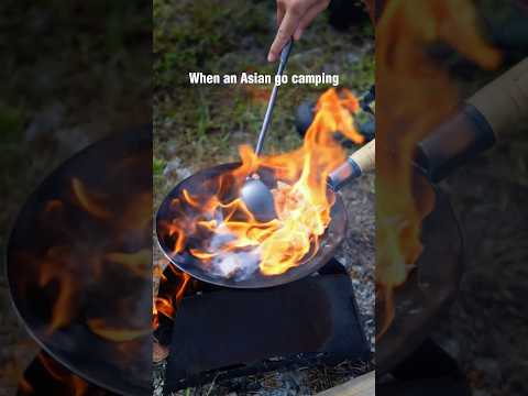 Not all Asian…but I’m definitely like this 🤣 #outdoorcooking #campcooking #overthefirecooking