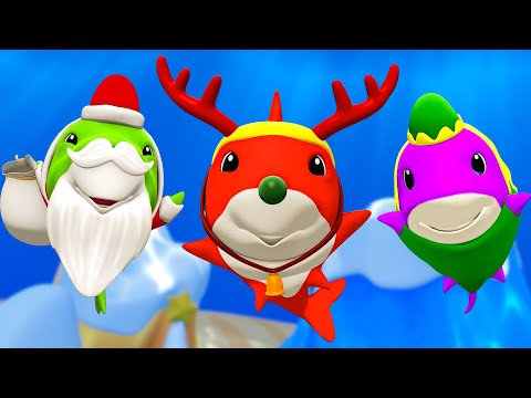 Christmas Baby Shark + More Xmas Carols & Kids Songs