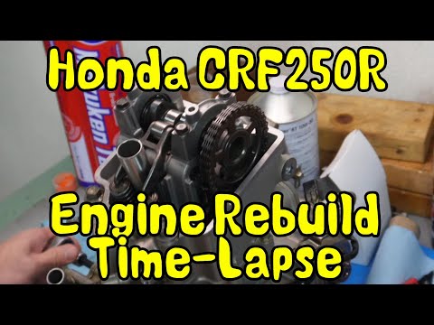 Honda CRF250R Engine Rebuild Time-Lapse