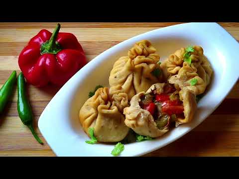 Capsicum and Onion Pot Samosa // Veg Samosa // How to make Samosa .........