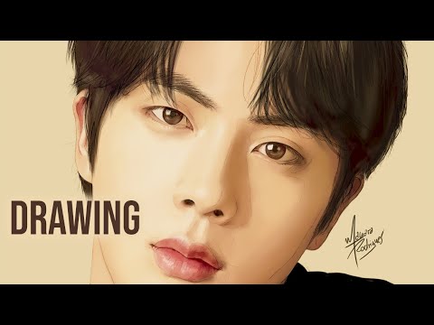 Digital Drawing - Kim Seokjin [BTS] | 김석진 [방탄소년단]