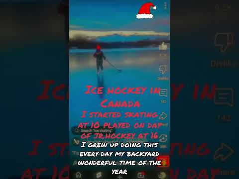 Hockey on a lake is awesome #canucks #hockey #skating #vancouvercanucks #music #fitness