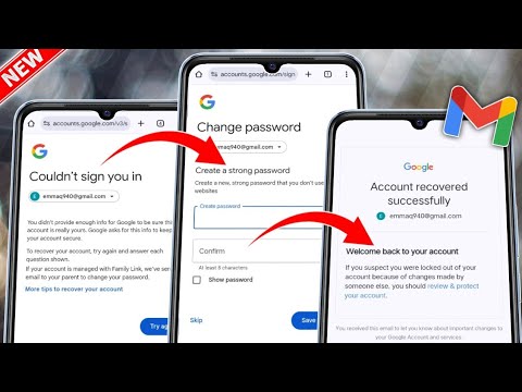 How to Recover Gmail Account Without Verification Code Phone Number Password and Recover Email 2025