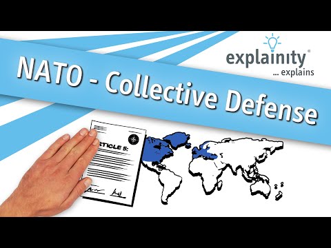 NATO - Collective Defense explained (explainity® explainer video)