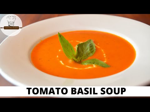 Tomato Basil Soup | Cream Soup Recipe |