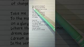 Let's sing and learn English :  Wind of Change (Verse 2, Chorus) | By : Scorpions #shorts