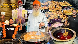 5 Best Non Veg Street Food In Amritsar | Desi Ghee Mutton & Chicken | Amritsar Street Food