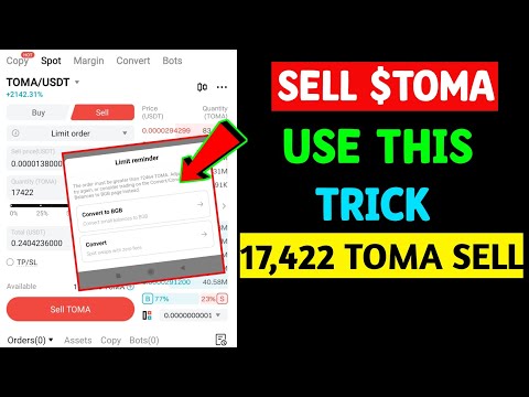 How To Sell Toma Token Bitget | Tomarket Toma Token Price | Withdrawal Process Toma Token Airdrop