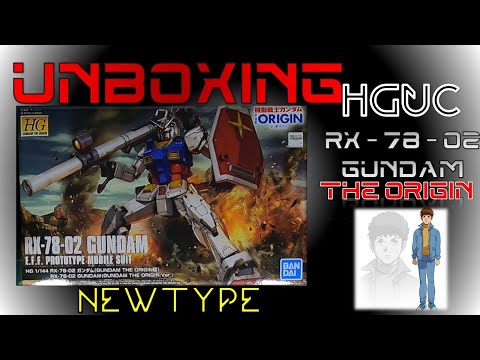 Unboxing - HGUC Origin Gundam 1/144