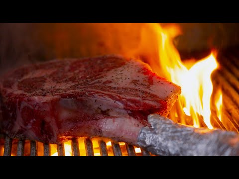 Cooking up the perfect Tomahawk Chop in the Northwoods