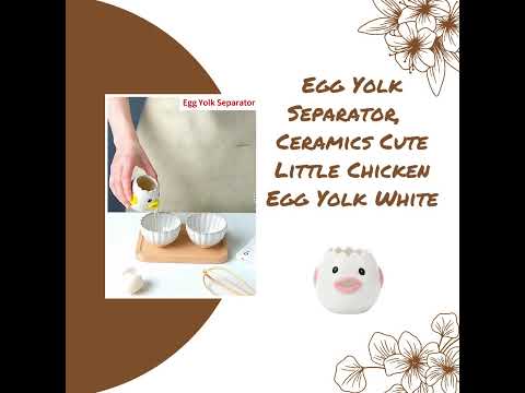 Egg Yolk Separator,  Cute Little Chicken Egg Yolk White, #eggyolkseparator, #kitchenessential