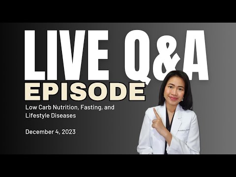 L0w Carb Q and A (December 5, 2023)