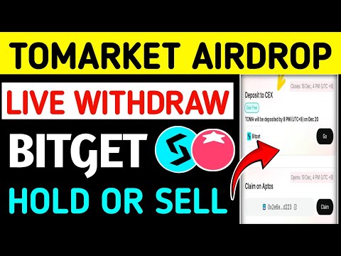 Tomarket Airdrop Withdraw process || Tomarket Withdraw to bitget || Toma token withdrawal